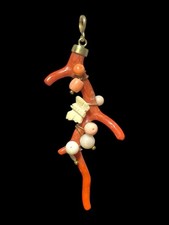 Natural Red Coral Handcrafted