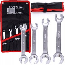 Set Chiavi  Esagonali Aperte Professionali  Raccordi Freni  4 Elementi DIN 3113