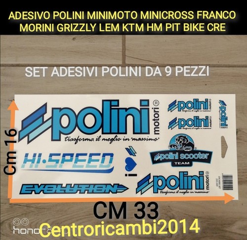Adesivo polini minimoto - adesivo,