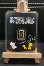 Lingotto Oro 1/2 Gold Peanuts® Snoopy 75th Anniversary Blister Limited 3000 PAMP