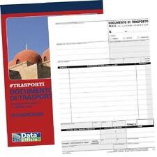 Modulistica 01 Blocchetto Documento di Trasporto triplice copia formato A5