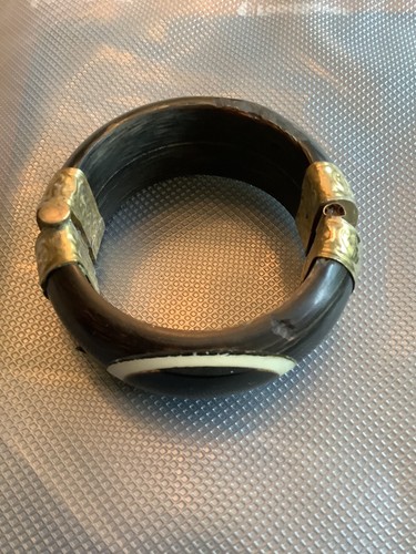 Mt312 antico bracciale corna - antico,