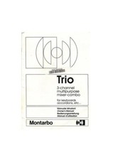 Montarbo Trio Manuale Di
