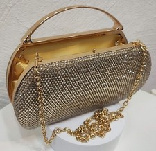 Borsa da sera clutch borsa oro