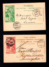 Svizzera 1900 - UPU 5 Rp. e 10