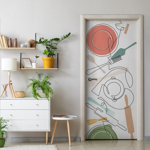 Pellicola per porta - , adesiva
