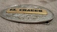 EL CHARRO Rara FIBBIA originale  9X6  cintura PANINARO ANNI 80 vintage