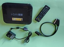 Decoder Digitale Terrestre I-CAM 3820T nero Telecomando Presa Scart -No Scatolo