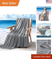 Coperta di Raffreddamento per Traversine Calde, 90"X90" Queen Size Leggera Cool Touch Brea