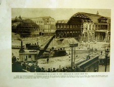 Vecchia Stampa Vintage Tomba