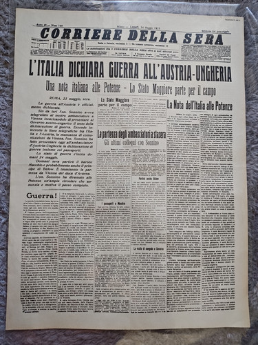Giornale corriere della sera - della,