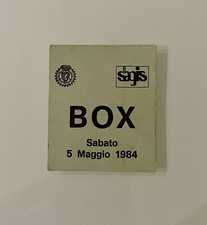 Biglietto Contromarca BOX 4°