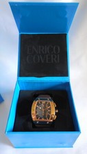 CRONOGRAFO ENRICO COVERI MOD. EC0744 DORATO CON SCATOLA E CONTROSCATOLA. USATO