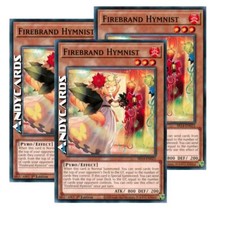 3x FIREBRAND HYMNIST • (Inneggiatrice Testa Calda) • Comune • SR14 EN021 • 1Ed