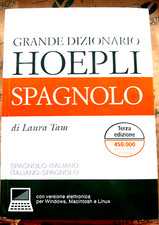 GRANDE DIZIONARIO HOEPLI SPAGNOLO di LAURA TAM - TERZA EDIZIONE - HOEPLI
