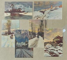 LIBERTY ART NOUVEAU PAESAGGIO