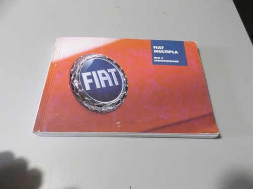 Fiat multipla 2006 libretto - fiat,