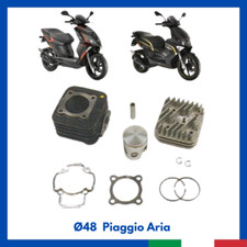 Gruppo Termico Cilindro Pistone PIAGGIO ARIA SCARABEO NRG ZIP LIBERTY 50 Ø48 DR