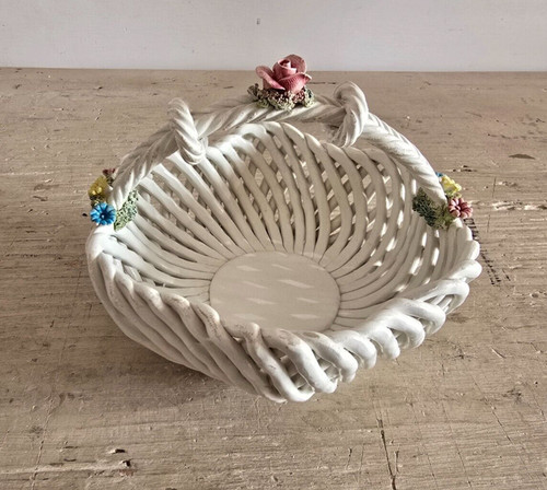 Vintage cestino ceramica - in,