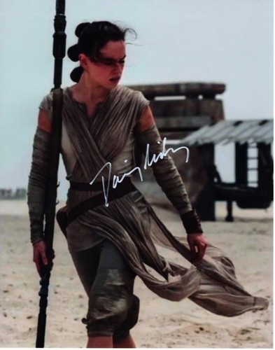 Daisy ridley foto autografata - daisy,