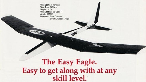 Easy eagle 3ch aliante - eagle, 78"