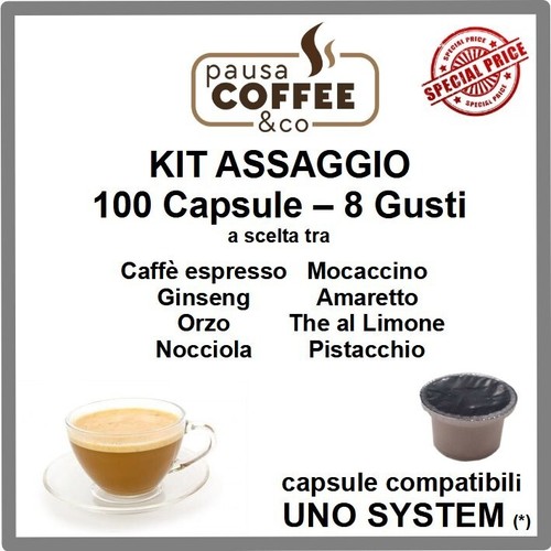 Kit assaggio 100 capsule - 100,
