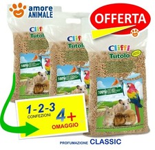 CLIFFI Lettiera Tutolo di mais CLASSIC 8 litri  1 / 2 / 3 / 4 confezioni