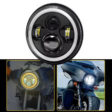 Faro LED per Moto Da 7 Pollici per Harley Ultra Classic Electra Glide Street Fat