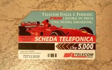 Scheda telefonica Telecom Italia Scuderia Ferrari 2000