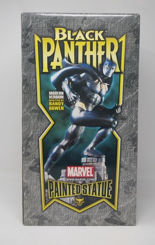 Statua dipinta black panther - dipinta,