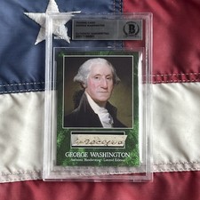 Parola scritta a mano George Washington rimossa da una lettera autografa firmata