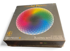 Round PUZZLE 1000 Pcs Blazing