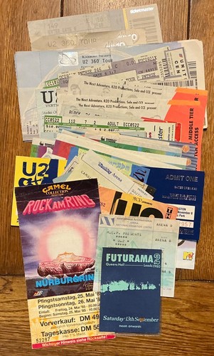 Original concert tickets - original,