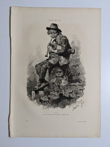 Gravure leveillé d après - leveillé,, d'après