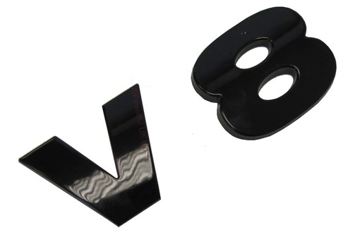 Gloss black lettering for - black,