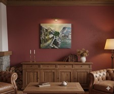 quadro dipinto a olio su tela