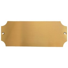 TARGHETTA IN OTTONE PER PORTA