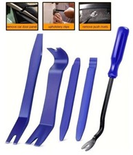 SET 5 PEZZI LEVE UTENSILI PER SMONTARE PANNELLI PORTIERE CRUSCOTTI INTERNI AUTO