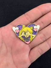 Spilla distintivo metallo anime SAILOR MOON Usagi Tsukino Herat Spilla per cappello zaino