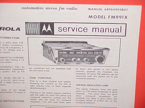 1967 1968 1969 motorola - 1967, fm