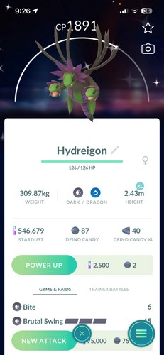 Pokémon shiny hydreigon - pokémon,