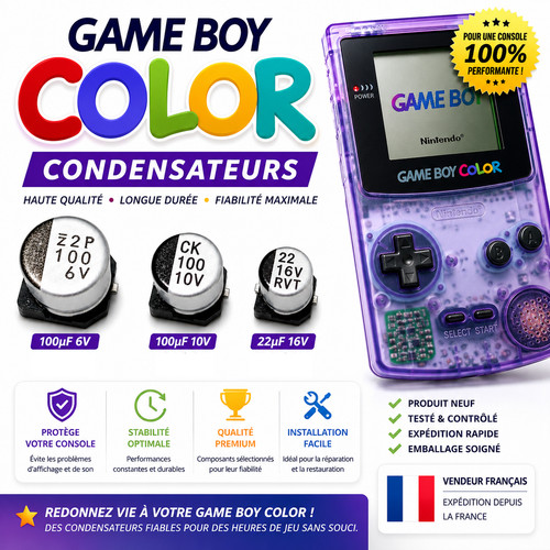 Kit condensateurs nintendo - condensateurs,