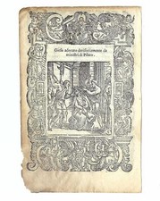 Stampa old print Gesù deriso