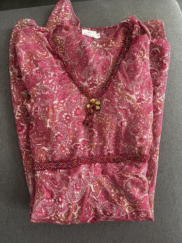 Vestito copricostume floreale