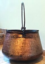 RARISSIMA ENORME PENTOLA "STAGNATA" CARNICA IN  RAME CM.50!!