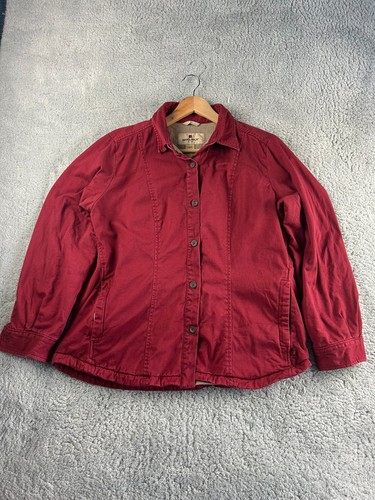 Caban woolrich laine rouge - woolrich, en