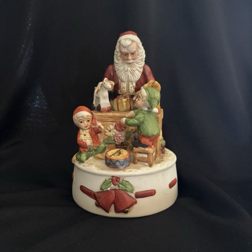 Statuina musicale babbo - statuina,