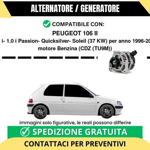 Alternatore peugeot 106 - alternatore, ii