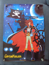 CAPITAN HARLOCK ARENA SURGELATI POSTER MANIFESTO ORIGINALE VINTAGE PUBBLICITARIO