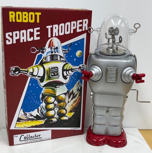 Tin tom toy space trooper - toy,